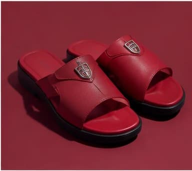 An upcoming NIKOZ silhouette in red with a brand badge