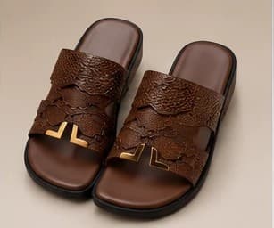An upcoming NIKOZ silhouette in textured brown leather