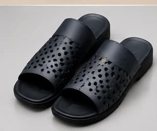 An upcoming NIKOZ silhouette in black, perforated