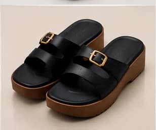 An upcoming NIKOZ silhouette in black with a raised sole
