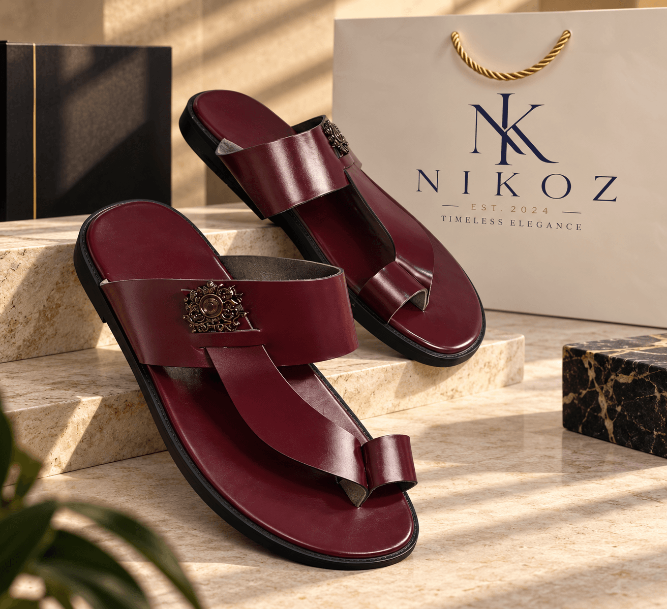 NIKOZ KAEL in Burgundy