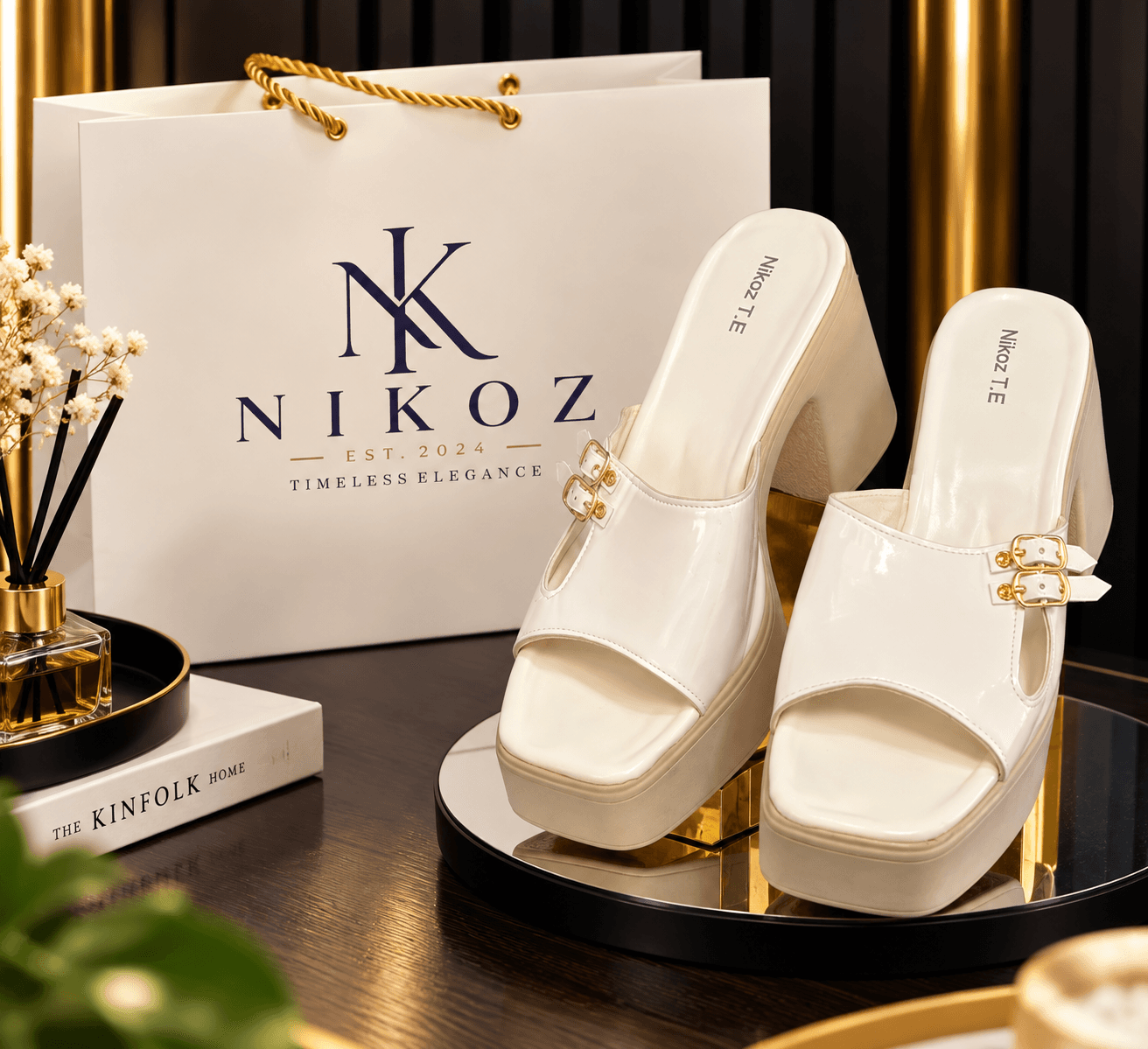 NIKOZ AVELINE in White