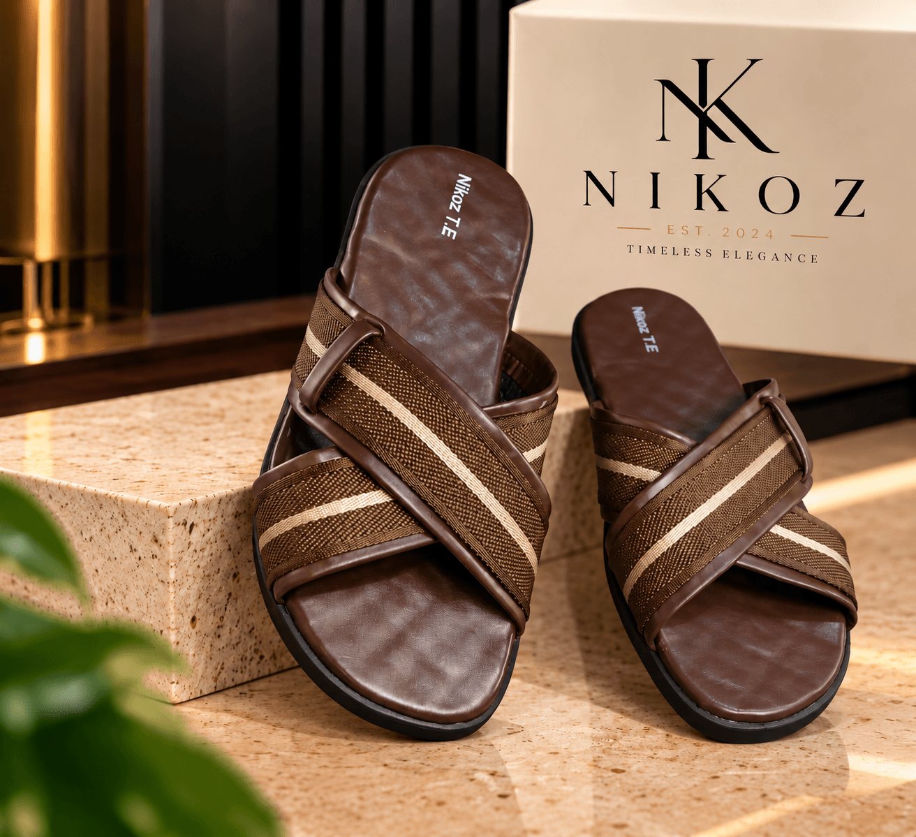 NIKOZ ASHER in Dark Brown