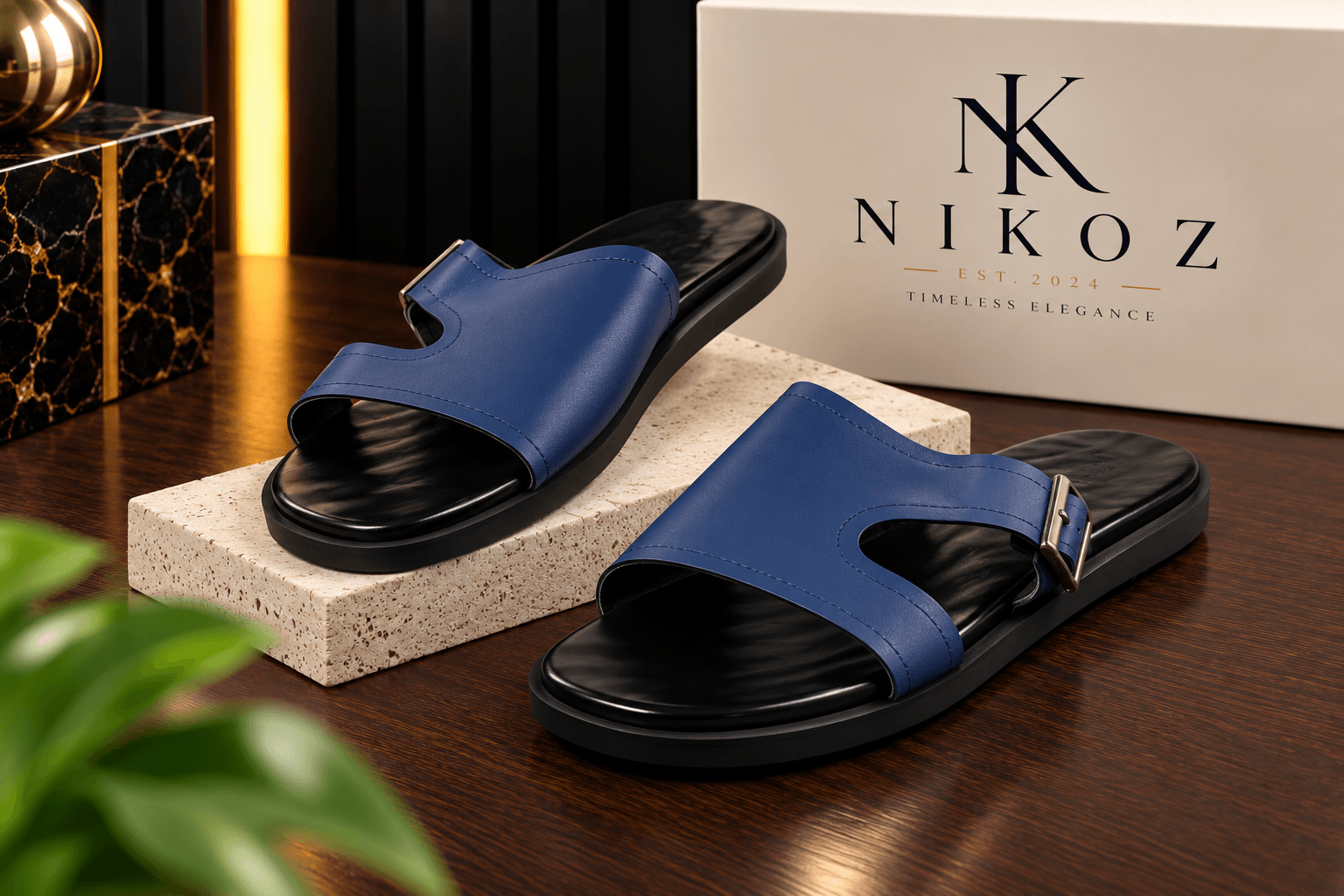 NIKOZ KNOX in Navy Blue